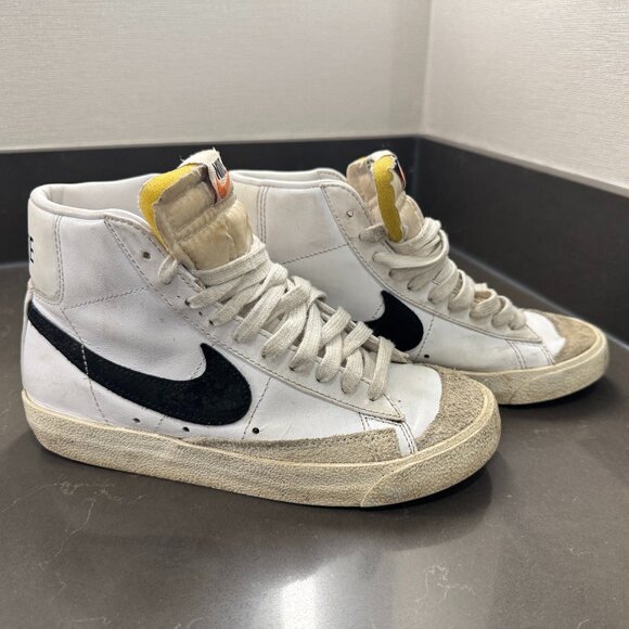 Nike Blazer Mid ‘77 Vintage - White/Black - Picture 1 of 6